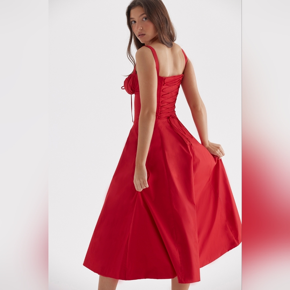 House of CB Red Midi Dress - Picture 7 of 16